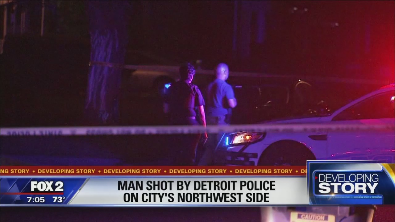 Young man critically injured when shot by Detroit police officer: police