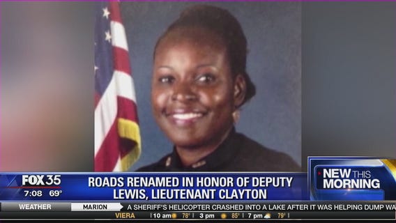 Roads renamed in honor of deputy Lewis, Lieutenant Clayton