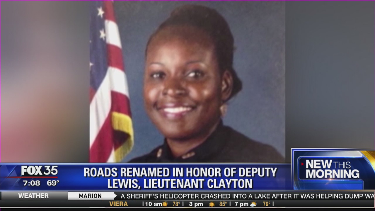 Roads renamed in honor of deputy Lewis, Lieutenant Clayton