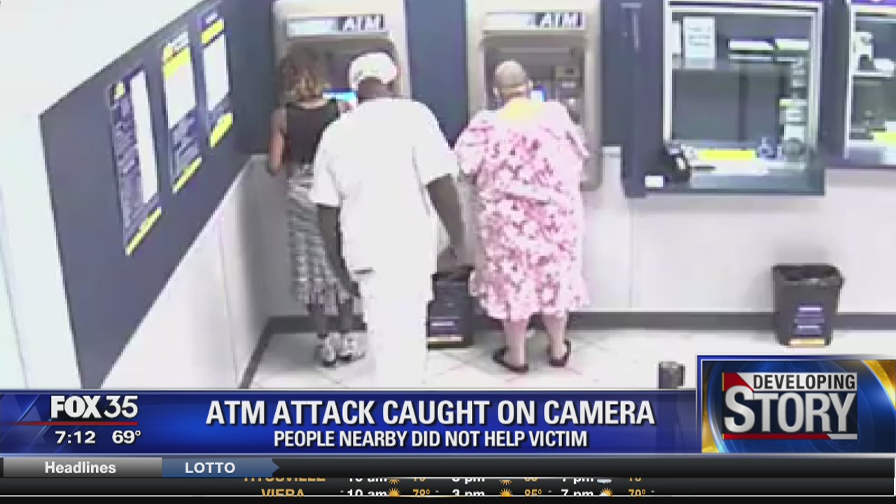 ATM attack caught on camera