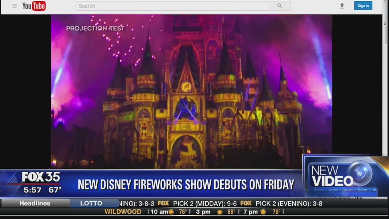New Disney fireworks show debuts on Friday