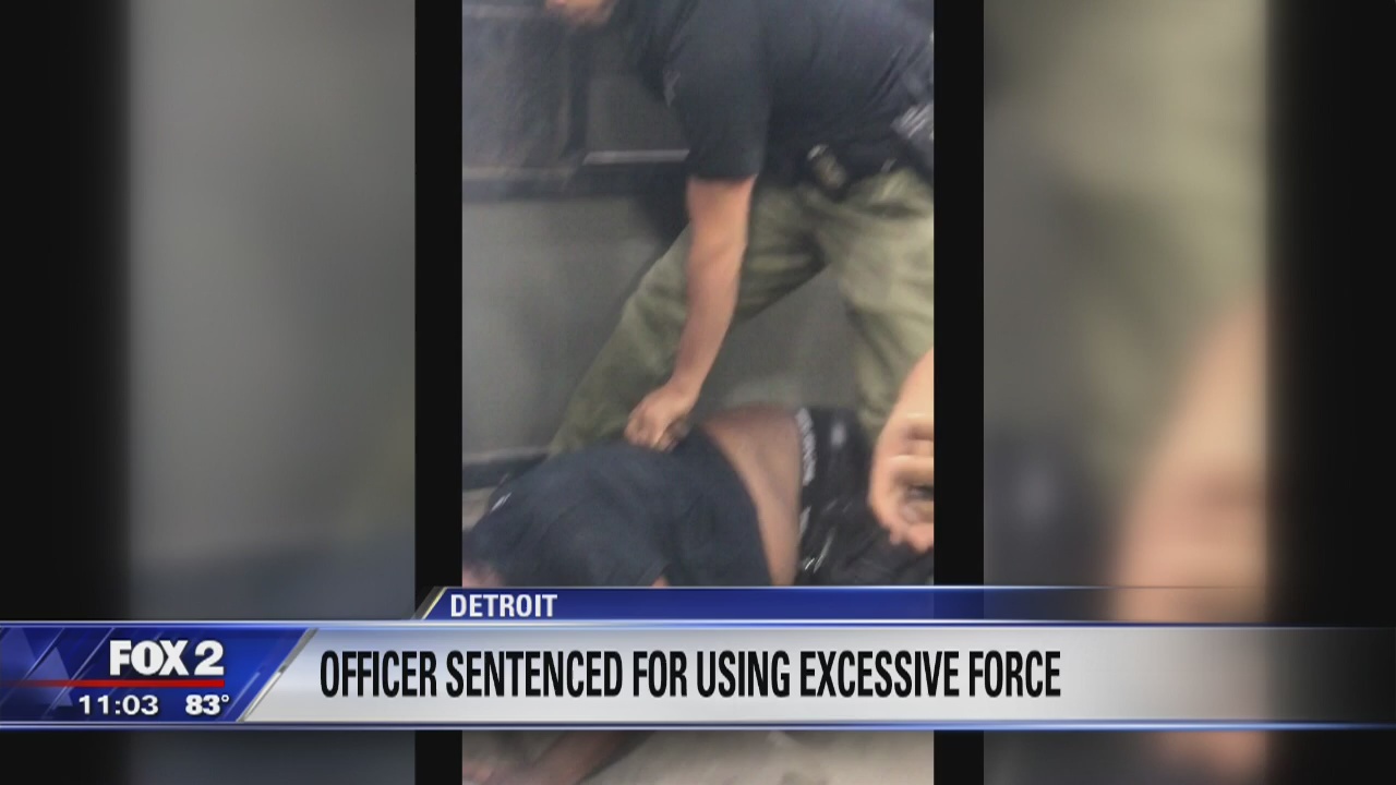 Former Detroit officer gets probation, anger management after gas station assault