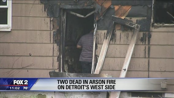 Two found dead in burning home on Detroit's northwest side
