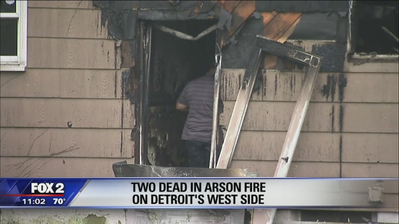 Two found dead in burning home on Detroit's northwest side