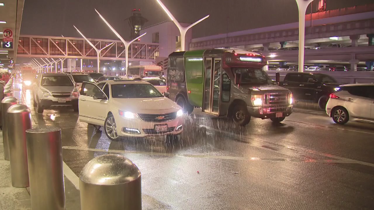 Big travel day at LAX