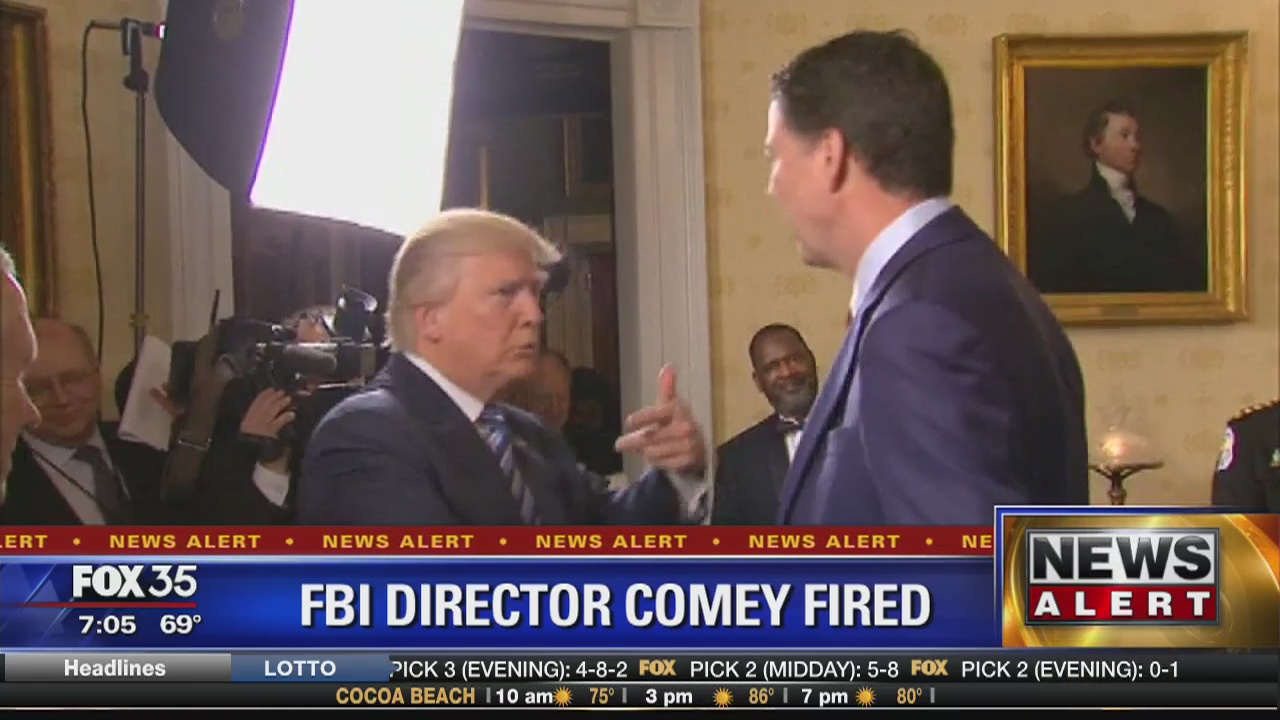 FBI director Comey fired