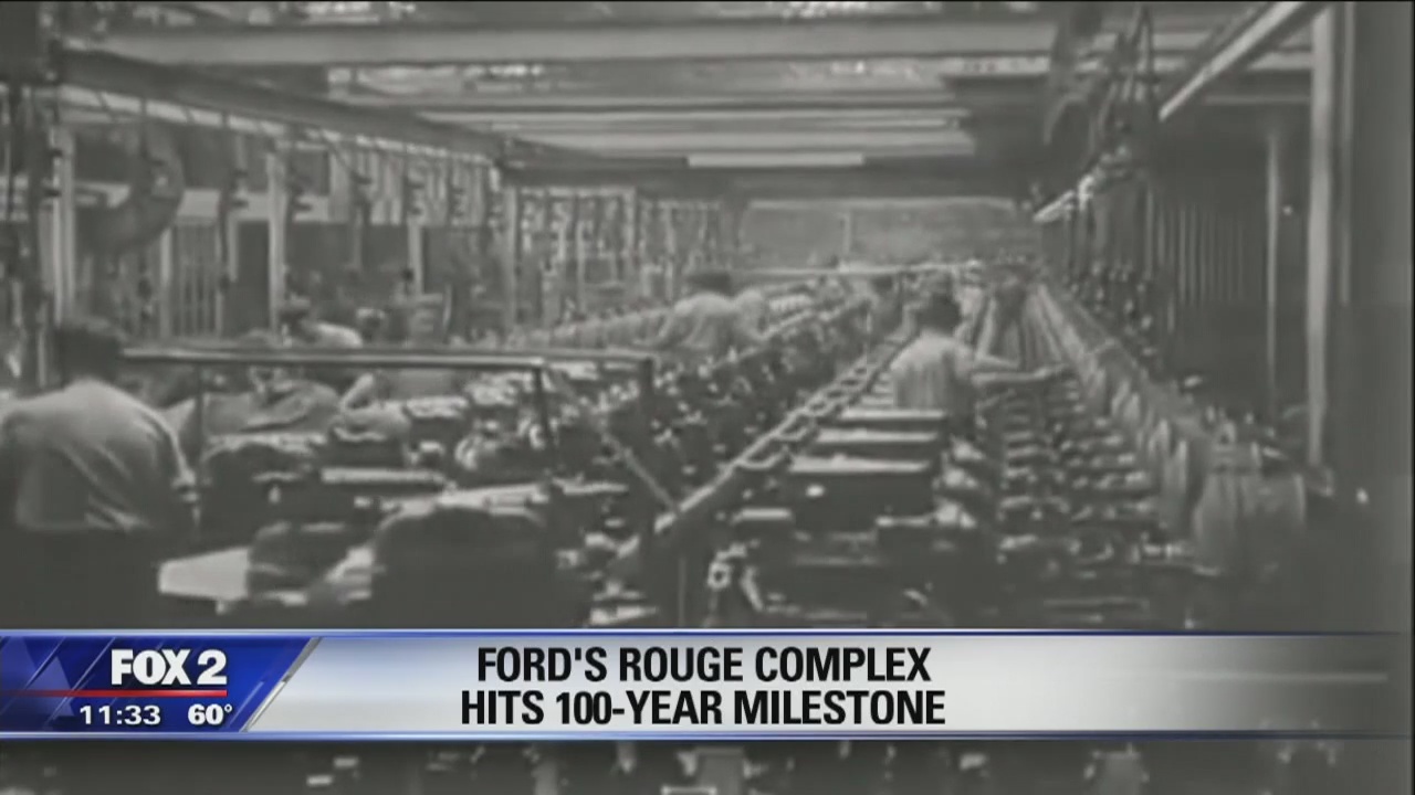 Ford celebrates 100 years of production at Rouge plant