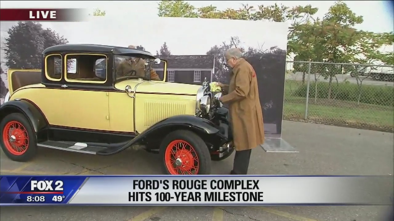 Ford celebrates 100 years of production at Rouge plant