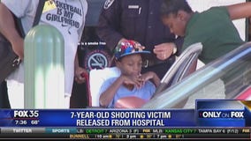 7-year-old shooting victim released from hospital