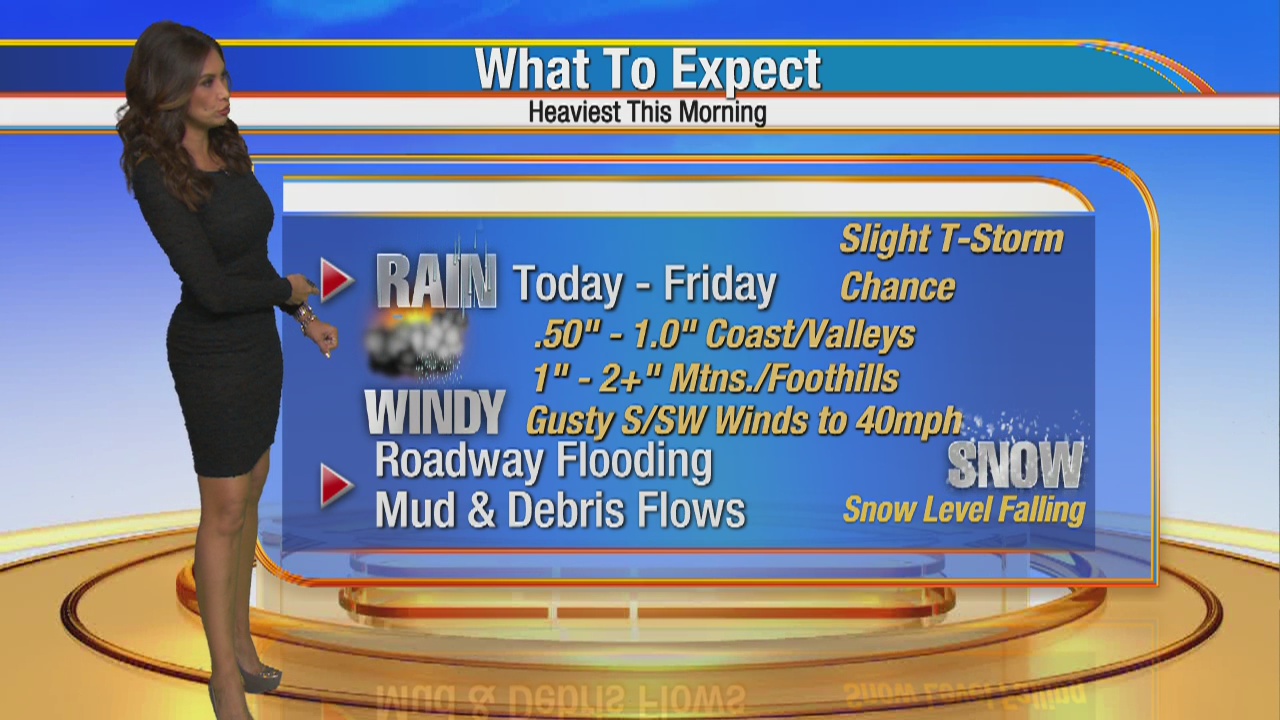 Maria Quiban's Wednesday morning weather forecast