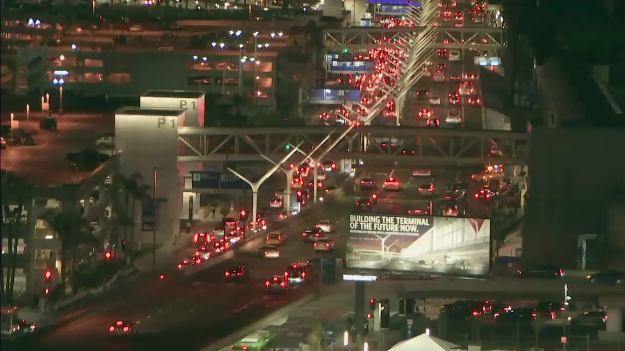 Holiday travel at LAX