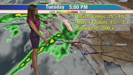 Tuesday morning weather forecast