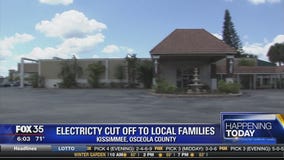 Electricity cut off to local families
