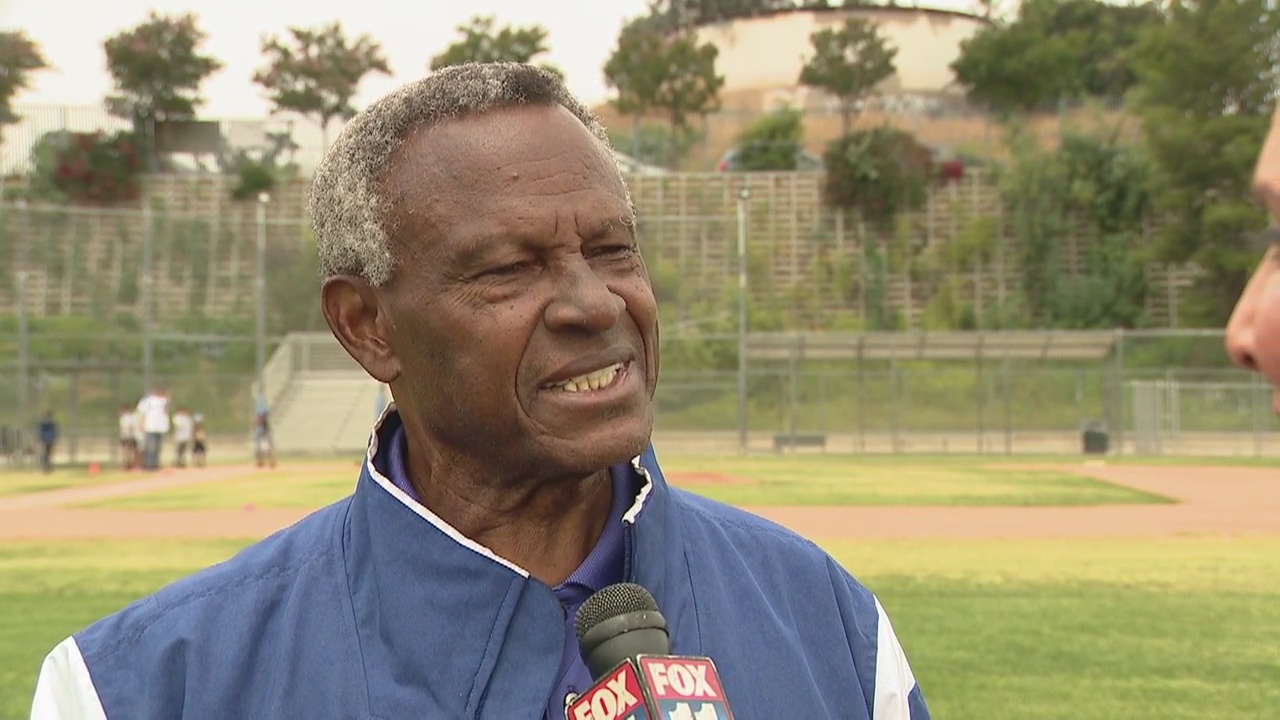 LAPD Swing-athon honors Dodger Legend Manny Mota
