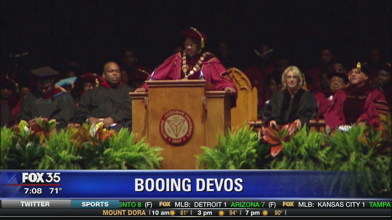 Booing DeVos