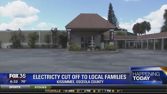 Electricity cut off to local families
