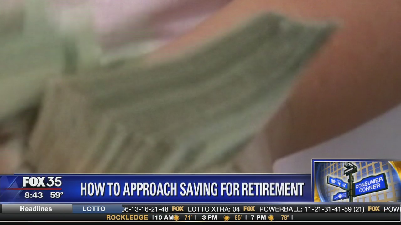 How to approach saving money for retirement