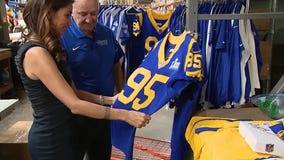 Buddy's All Stars in Burbank makes official Rams uniforms ahead of Super Bowl LIII