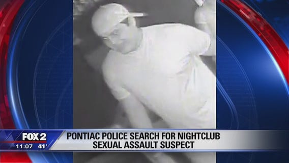 Sex assault suspect wanted after incident at Pontiac nightclub
