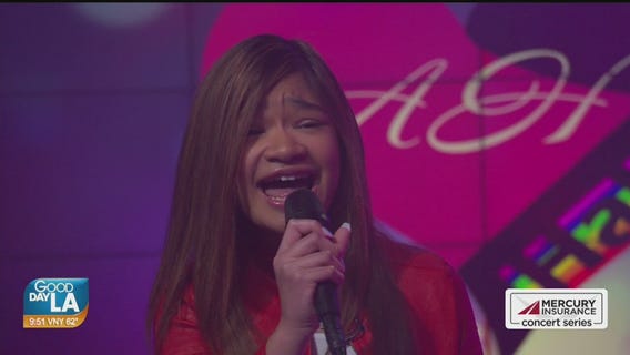 Angelica Hale performs live on Good Day LA