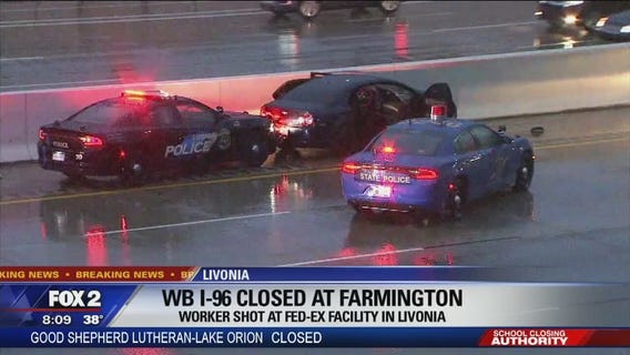 Suspect shot by police during high-speed chase on I-96 in Livonia