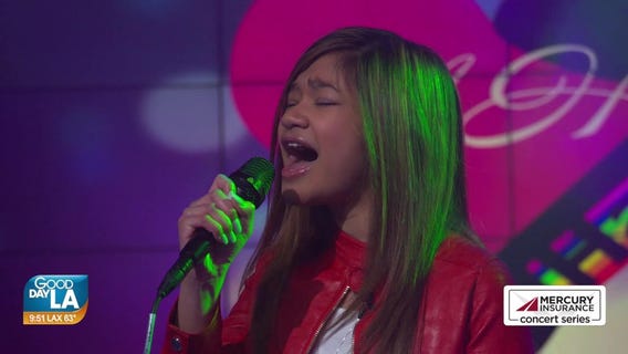 Angelica Hale performs live on Good Day LA
