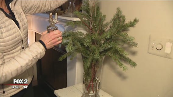 Using holiday greens around the house with Jill of All Trades