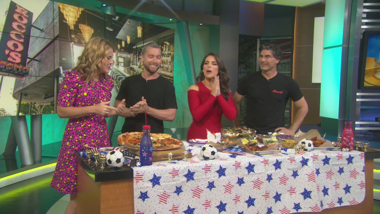 Lance Bass and Leo Amari stop by GDLA