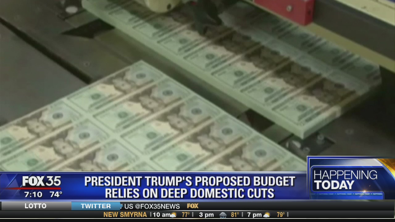 President Trump's proposed budget relies on deep domestic cuts