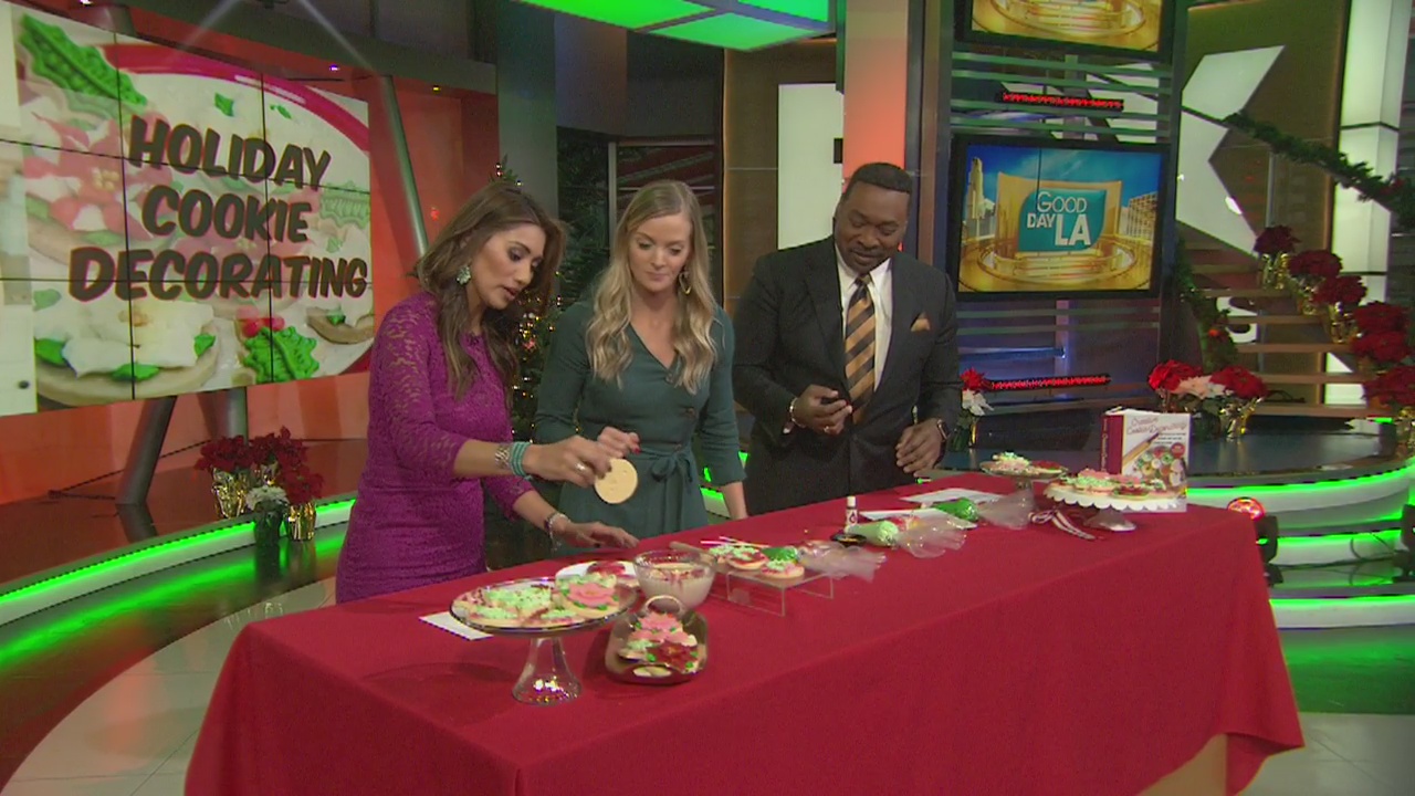 Holiday cookie decorating with Emily Hutchinson