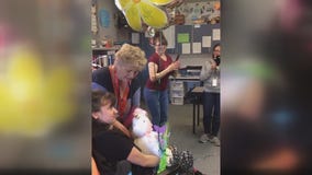 A special promposal for a Wednesday's Child teen