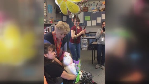 A special promposal for a Wednesday's Child teen