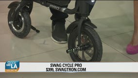 12 Days of Christmas Giveaway: Swagtron 4 in 1 scooter, electric skateboard, electric kick start scooter, Swag cycle pro