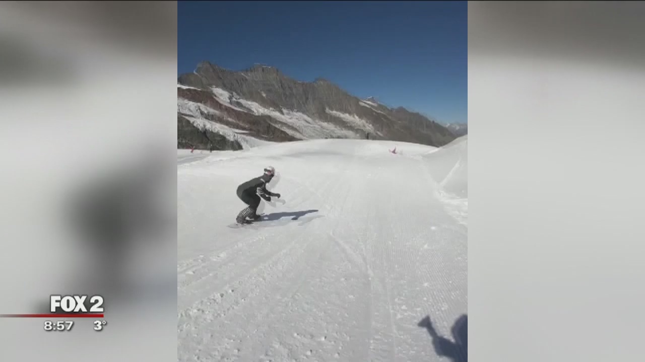 local snowboarder
