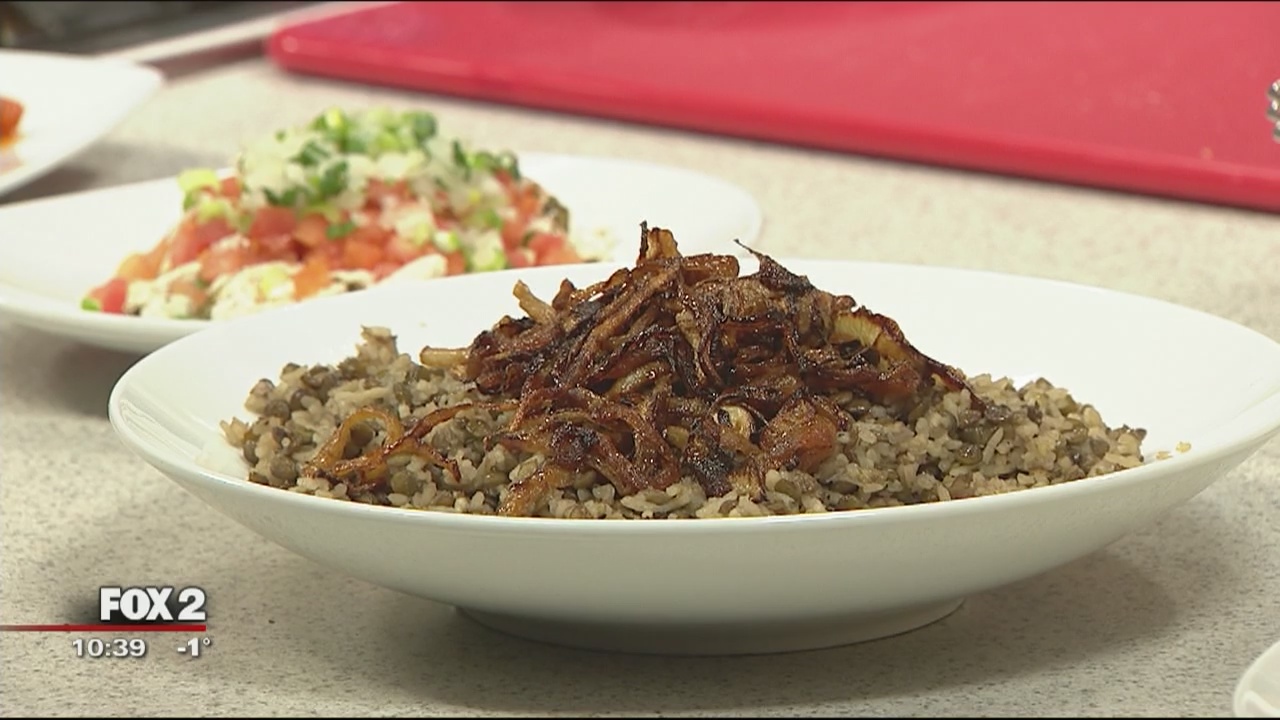 Mujadara with Mandaloun Bistro