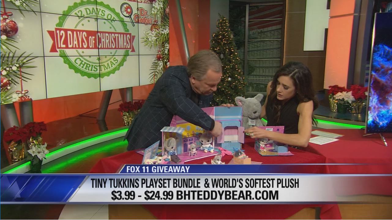 12 Days of Christmas Giveaway: Vizio Smart TV, Tiny Tukkins, World's Softest Plush