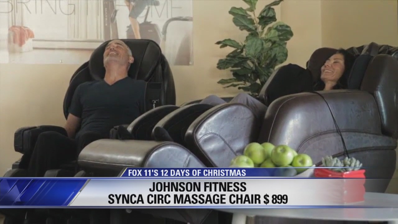 12 Days of Christmas Giveaway: Johnson Fitness Synca CirC Massage Chair, Matrix C50 Climb Mill, NordicTrack S22 Cycle Studio