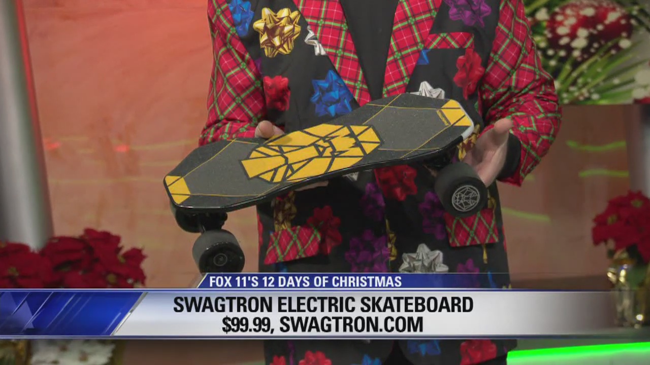 12 Days of Christmas Giveaway: scooter bike, electric skateboard and kick start scooter, Vizio Smart TV