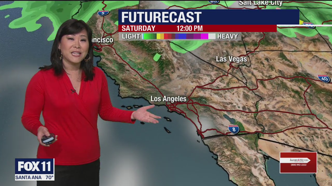 Saturday evening weather forecast