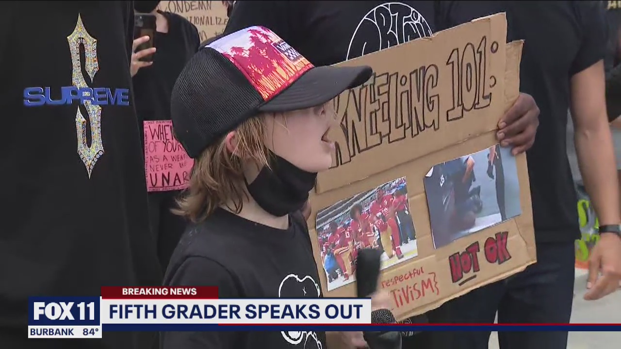 Peaceful protesting in the beach communities