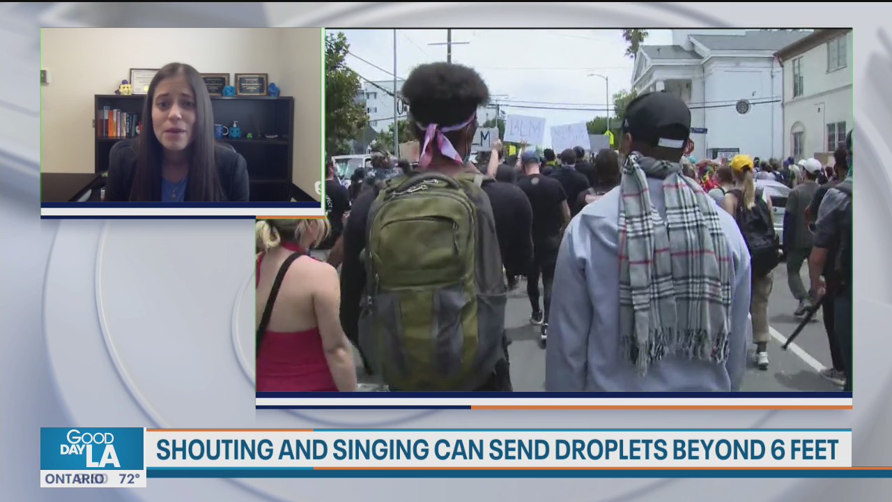 Infectious diseases expert Dr. Marybeth Sexton talks COVID-19 dangers while protesting