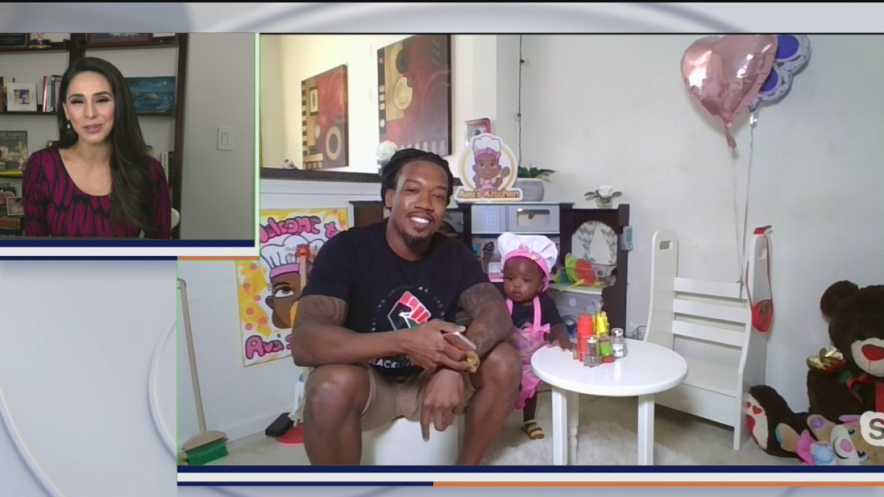 Dad supports daughter?s imagination, black owned 'business'