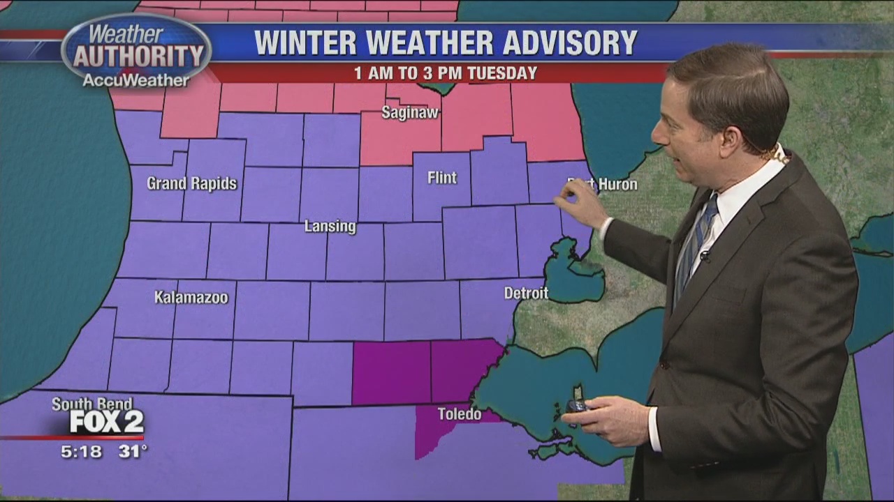 Wintry mix overnight expected | FOX 2 Detroit