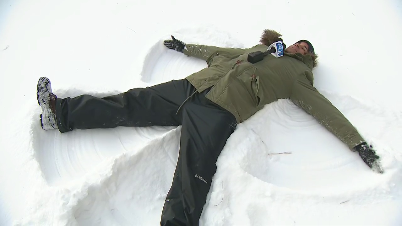 Fresh snow falls in SoCal mountain areas