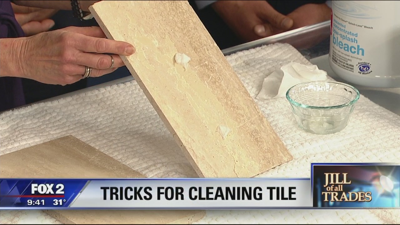 Tips for cleaning tile with Jill of All Trades