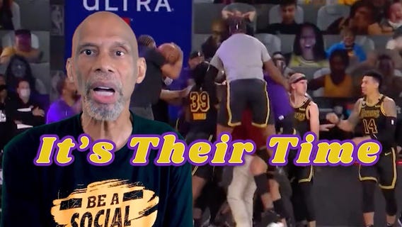 Kareem Abdul-Jabbar narrates tribute as the Lakers start NBA finals