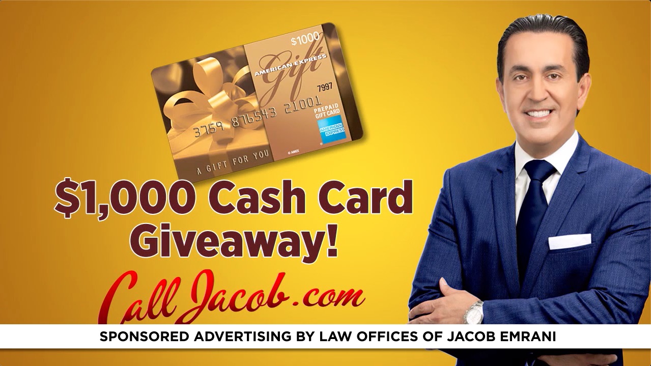 $1,000 cash card giveaway, Week 2