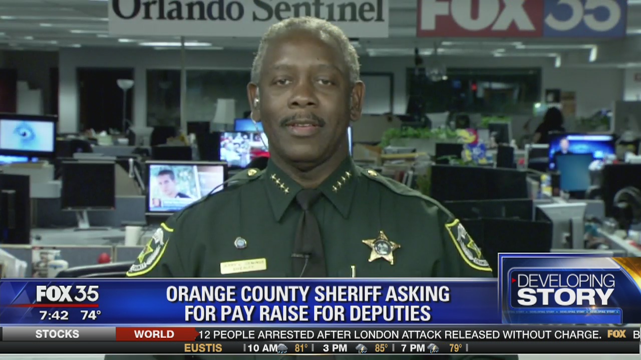 Orange County Sheriff asking for pay raise in deputies | FOX 35 Orlando