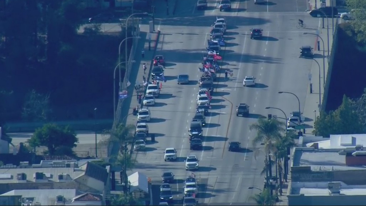 Group holds own version of parade in Pasadena