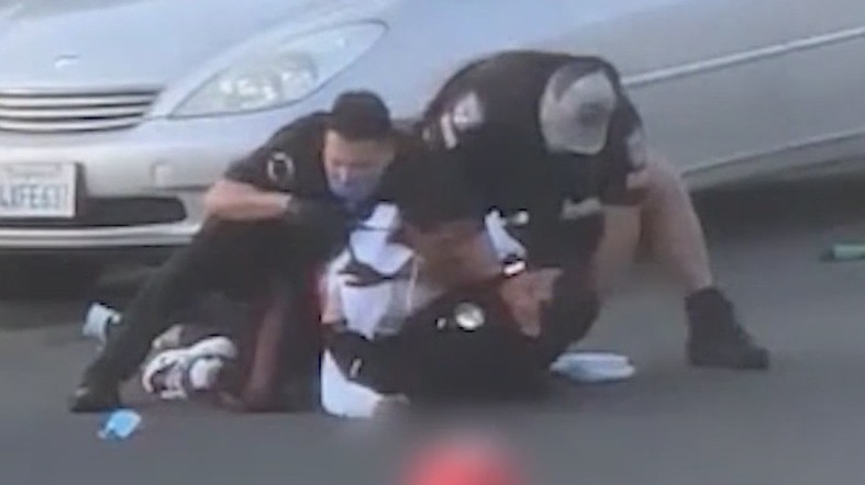 Good Samaritan rescued 2 LAPD officers in brutal attack